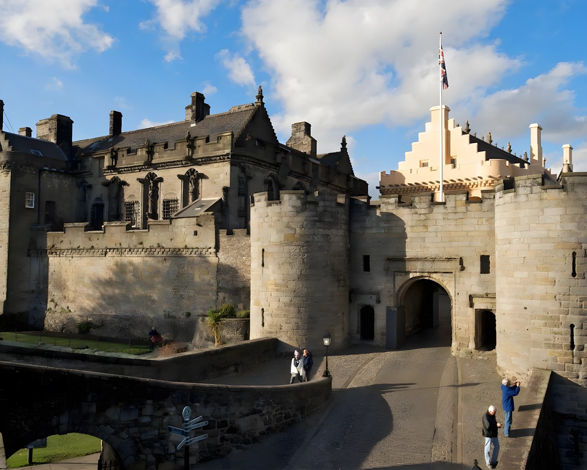 Historic castle in Scotland